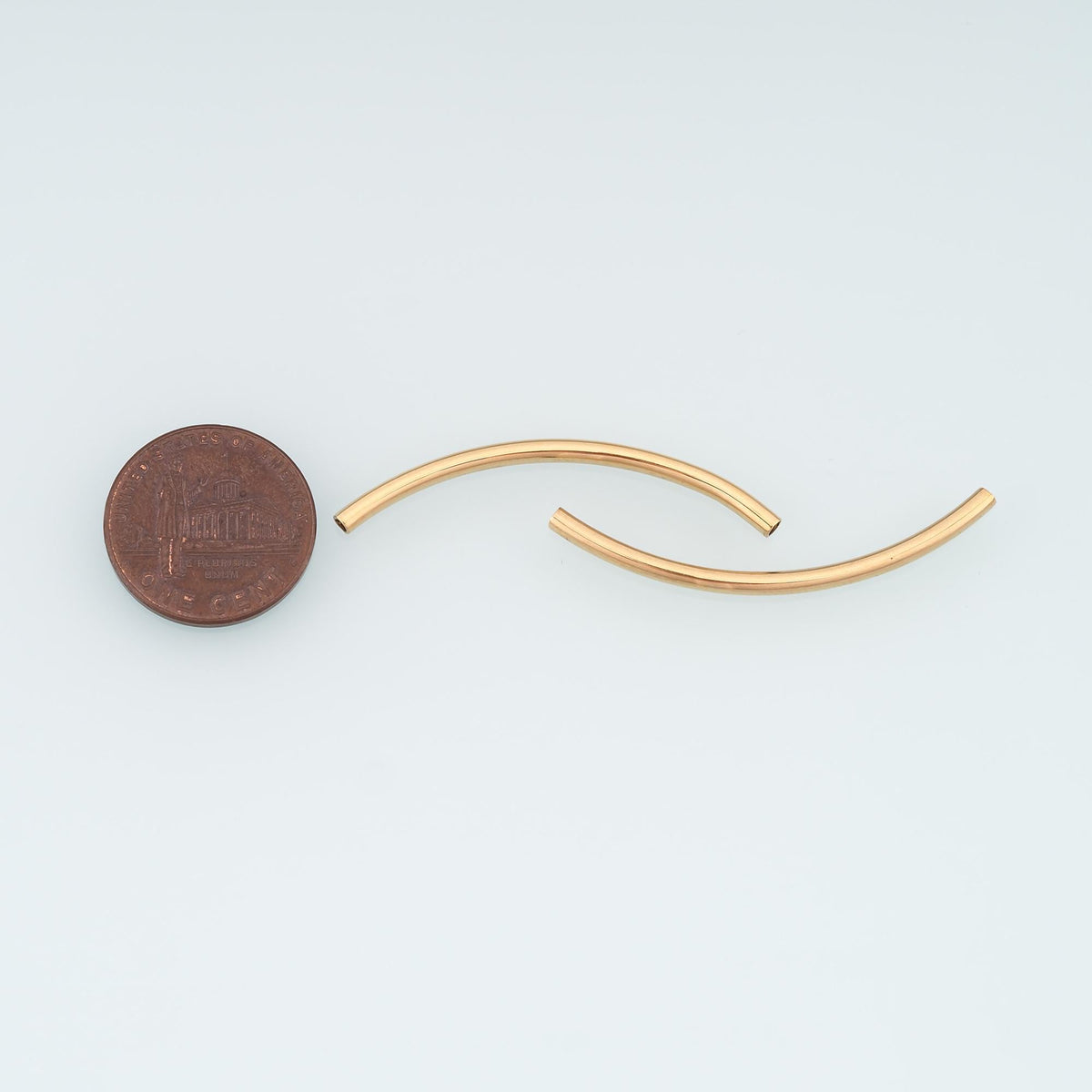14K Gold Spacer Beads 40 mm, 25 mm for Jewelry Making