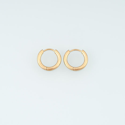 14K Gold Huggie Hoop Earrings for Jewelry Making