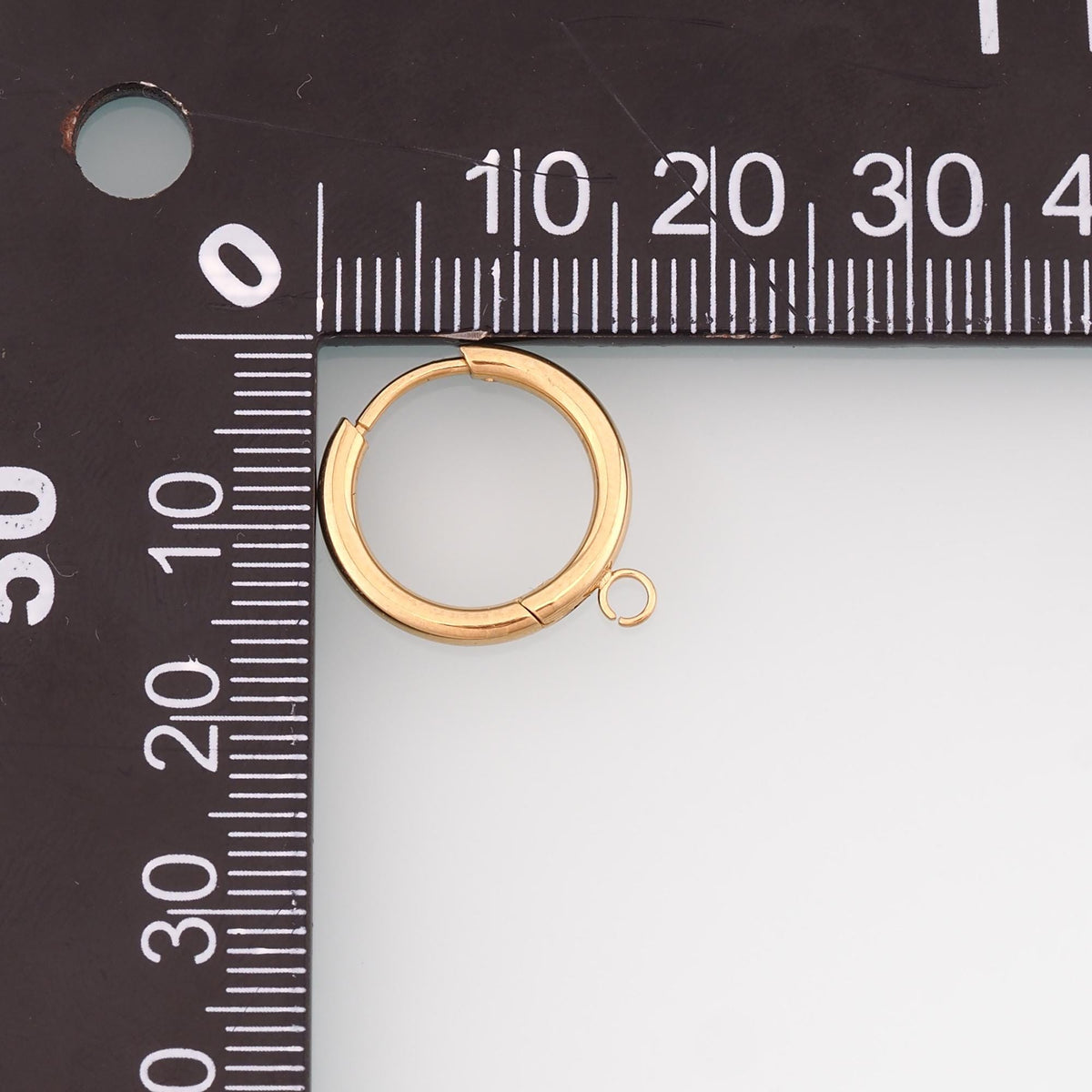 A Pair Stainless Steel Hoop Earrings, 14K Gold Filled Waterproof Never Fade Huggie Hoops,Everyday DIY Jewelry Ear Stack Jewel