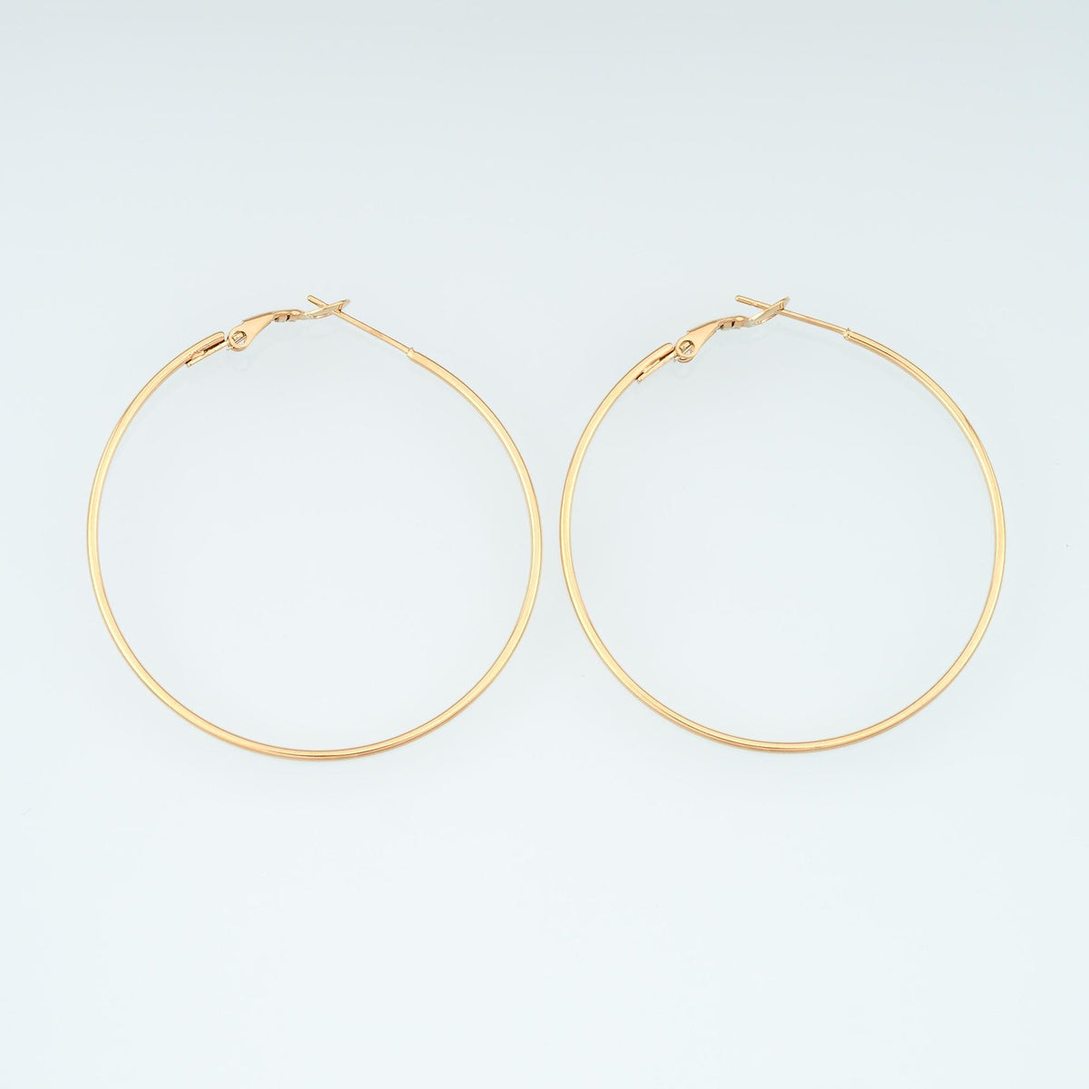 A Pair Stainless Steel Hoop Earring Findings, 14K Gold Filled Waterproof Never Fade Huggie Hoops,Everyday DIY Jewelry Ear Sta