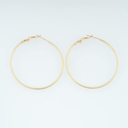 14K Gold Huggie Hoop Earrings for Jewelry Making