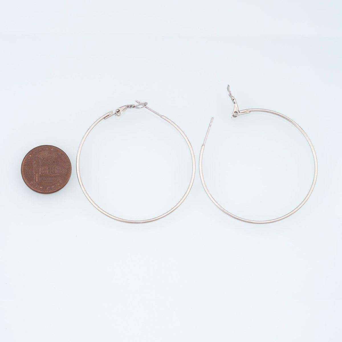 A Pair Stainless Steel Hoop Earring Findings, 14K Gold Filled Waterproof Never Fade Huggie Hoops,Everyday DIY Jewelry Ear Sta