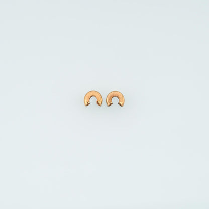 14K Gold Crimp 7 mm, 6.5 mm for Jewelry Making