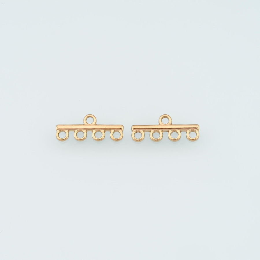 Stainless Steel Multi-Strand Connector, 14K Gold Filled Waterproof Never Fade,Everyday DIY Jewelry Ear Stack Jewelry