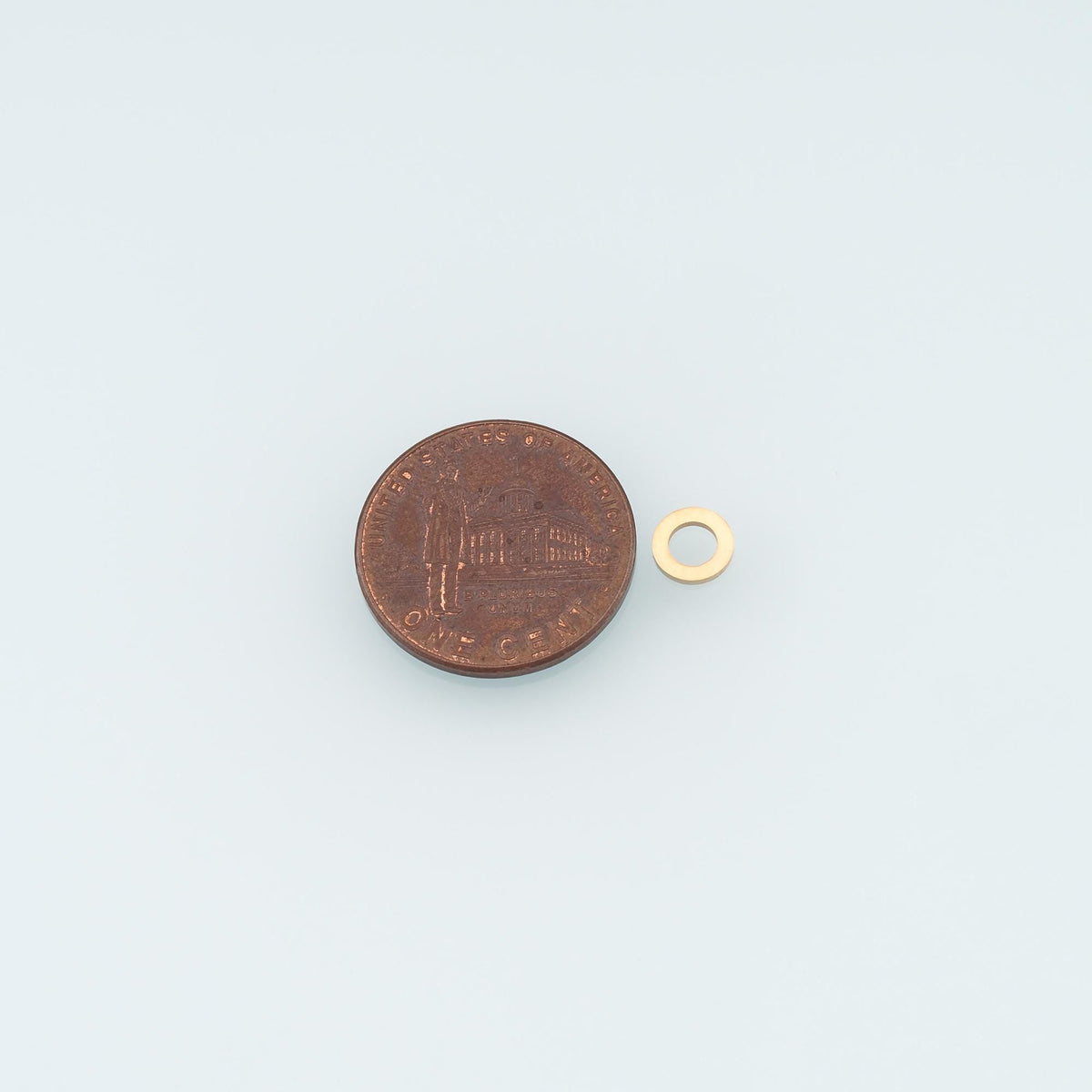 50 PCS Stainless Steel Round Bead, 14K Gold Filled Waterproof Tarnish Findings,DIY Necklace Bracelet Findings Supplies