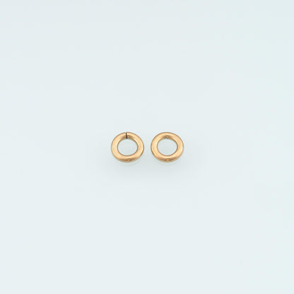 Stainless Steel Round Beads, 14K Gold Filled Waterproof Spacer Beads,DIY Necklace Bracelet Findings Supplies
