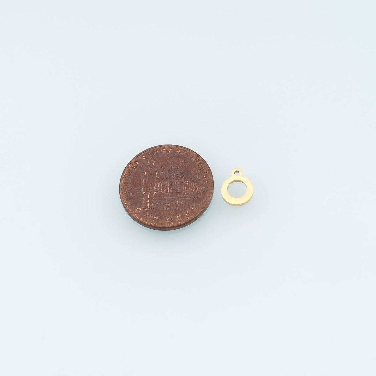 14K Gold Charm Pendant for Jewelry Making
