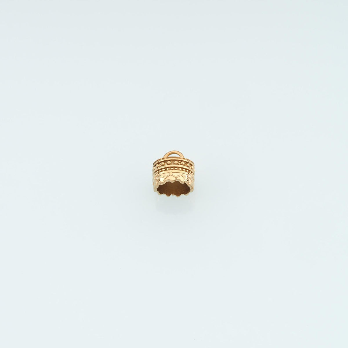 Stainless Steel Bead Caps, 14K Gold Filled Waterproof Spacer Beads,DIY Necklace Bracelet Findings Supplies