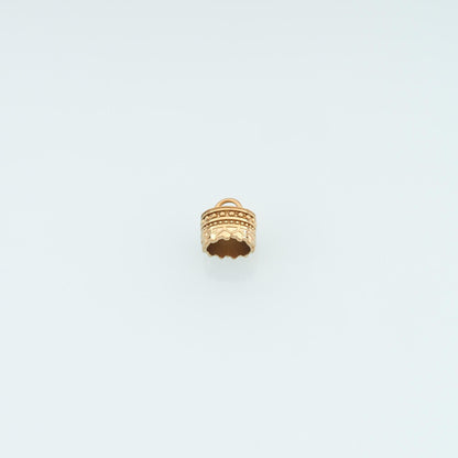 Stainless Steel Bead Caps, 14K Gold Filled Waterproof Spacer Beads,DIY Necklace Bracelet Findings Supplies