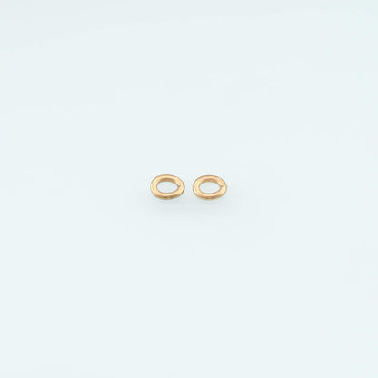 14K Gold Oval Bracelet for Jewelry Making