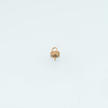 Stainless Steel Screw Eye Bails, 14K Gold Filled Waterproof Charm,DIY Necklace Bracelet Findings Supplies