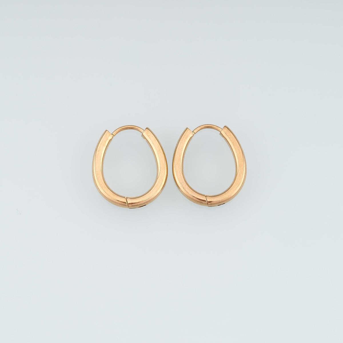 14K Gold Teardrop Huggie Hoop Earrings for Jewelry Making