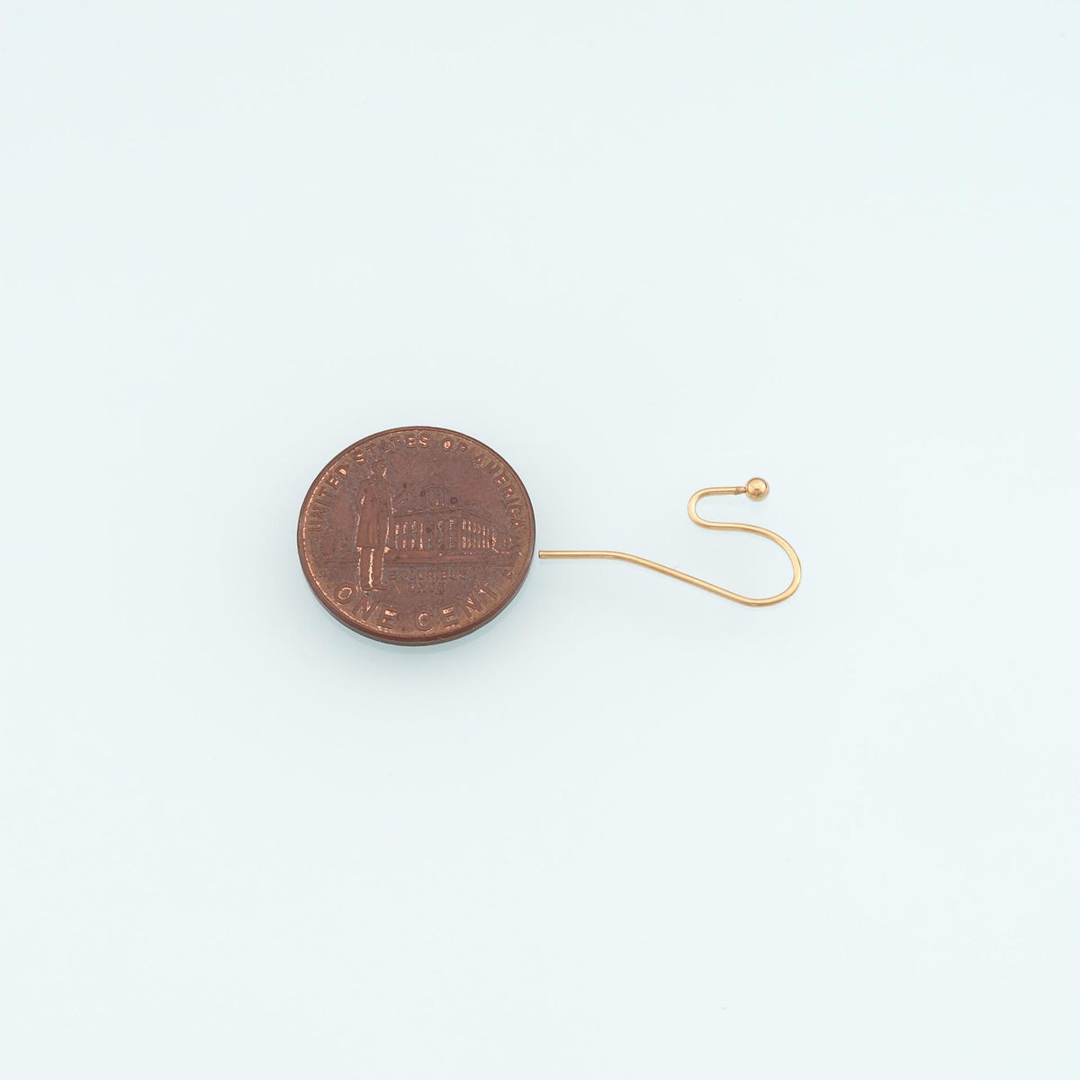 A Pair Stainless Steel Open Ear Hook, 14K Gold Filled Waterproof Never Fade,Everyday DIY Jewelry Ear Stack Jewelry