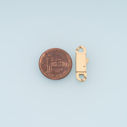 Bracelet Connector Clasp,14K Gold Stainless Steel Clasp,Waterproof Clasp for DIY Necklace Bracelet Making