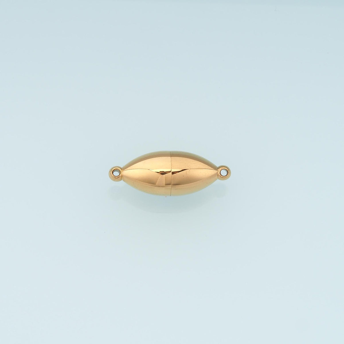 Oval Magnetic Separable Connector,14K Gold Stainless Steel Connector,Waterproof Connector for DIY Necklace Bracelet Making