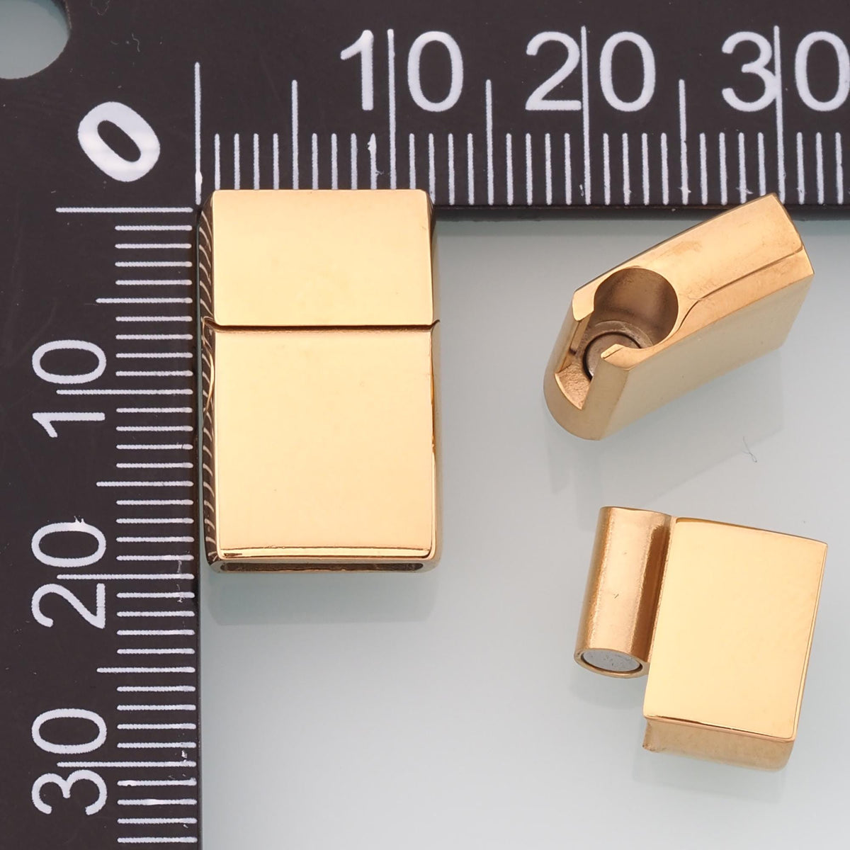 Magnetic Clasp,14K Gold Stainless Steel Clasp,Waterproof Clasp for DIY Necklace Bracelet Making