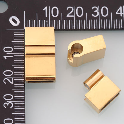 Magnetic Clasp,14K Gold Stainless Steel Clasp,Waterproof Clasp for DIY Necklace Bracelet Making