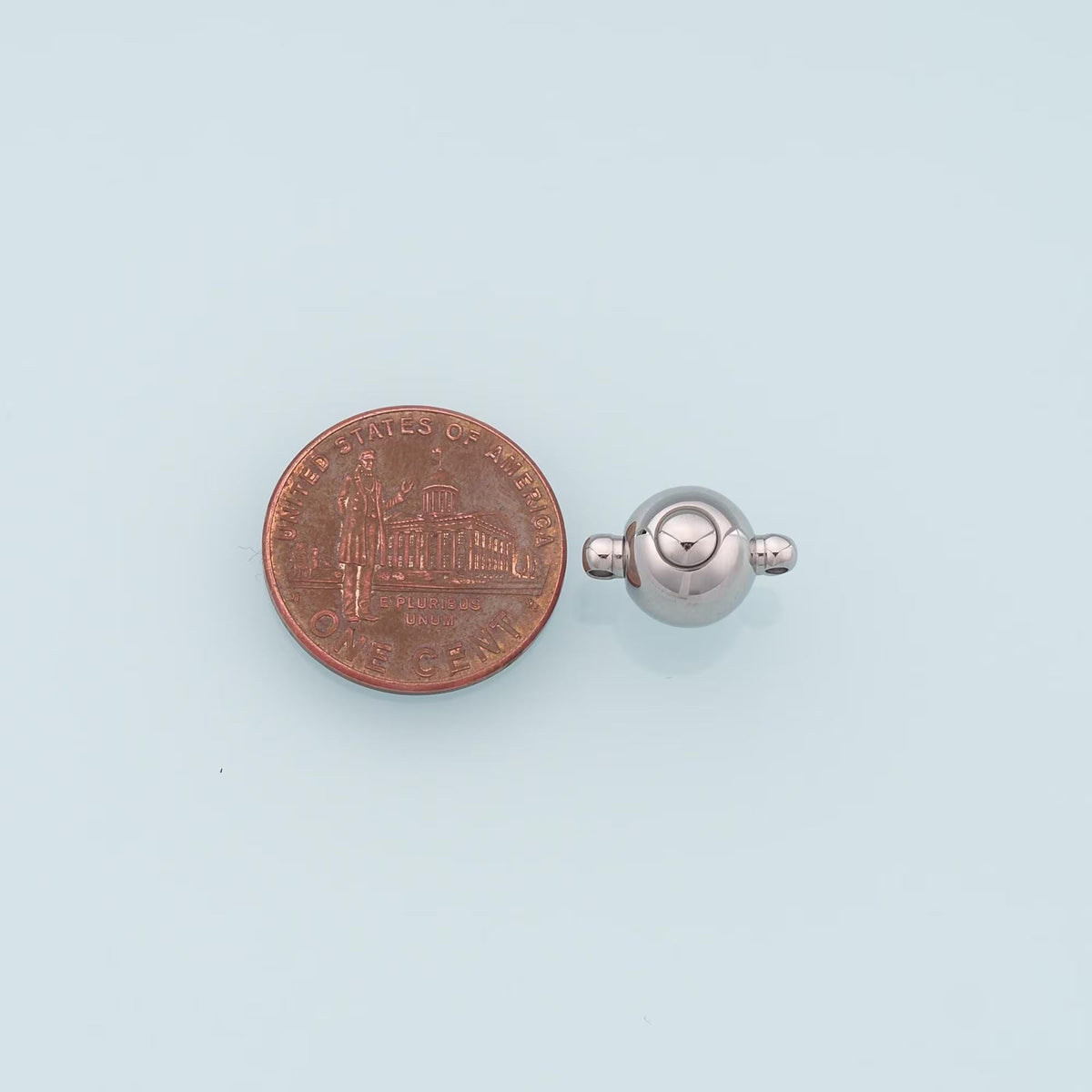Round Magnetic Connector,14K Gold Stainless Steel Connector,Waterproof Connector for DIY Necklace Bracelet Making