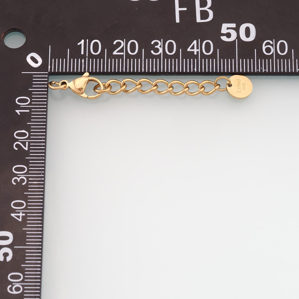 Stainless Lobster Clasp Adjustable Extender Chain ,14k Gold Filled Waterproof Tarnish Findings,DIY Necklace Bracelet Findings