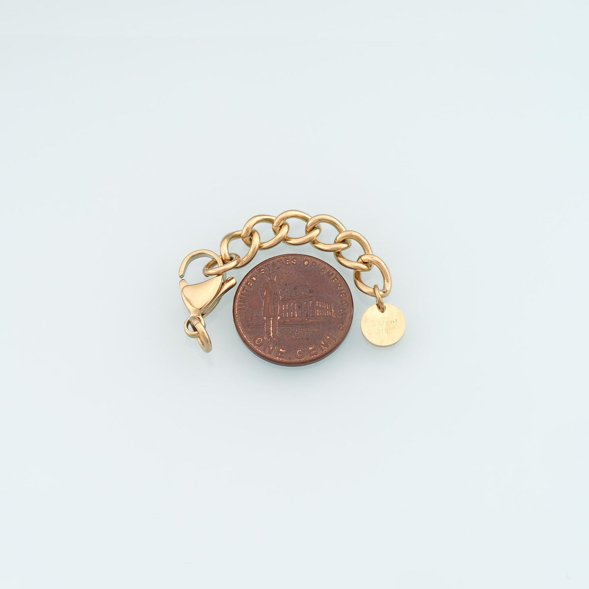 Stainless Lobster Clasp Adjustable Extender Chain ,14k Gold Filled Waterproof Tarnish Findings,DIY Necklace Bracelet Findings
