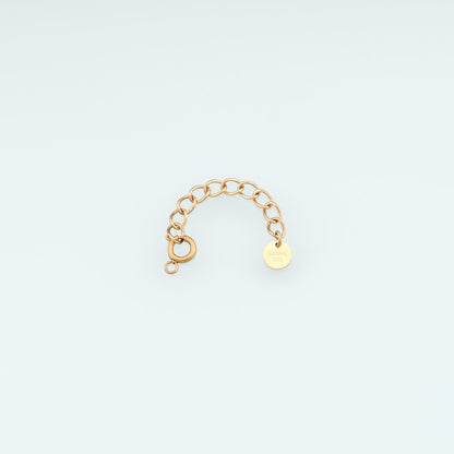 Stainless Spring Ring Clasp Adjustable Extender Chain ,14k Gold Filled Waterproof Tarnish Findings,DIY Necklace Bracelet Find