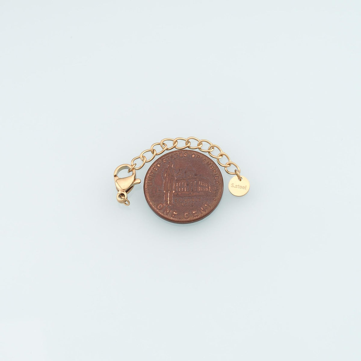 Stainless Lobster Clasp Adjustable Extender Chain ,14k Gold Filled Waterproof Tarnish ,DIY Necklace Bracelet Findings Supplie
