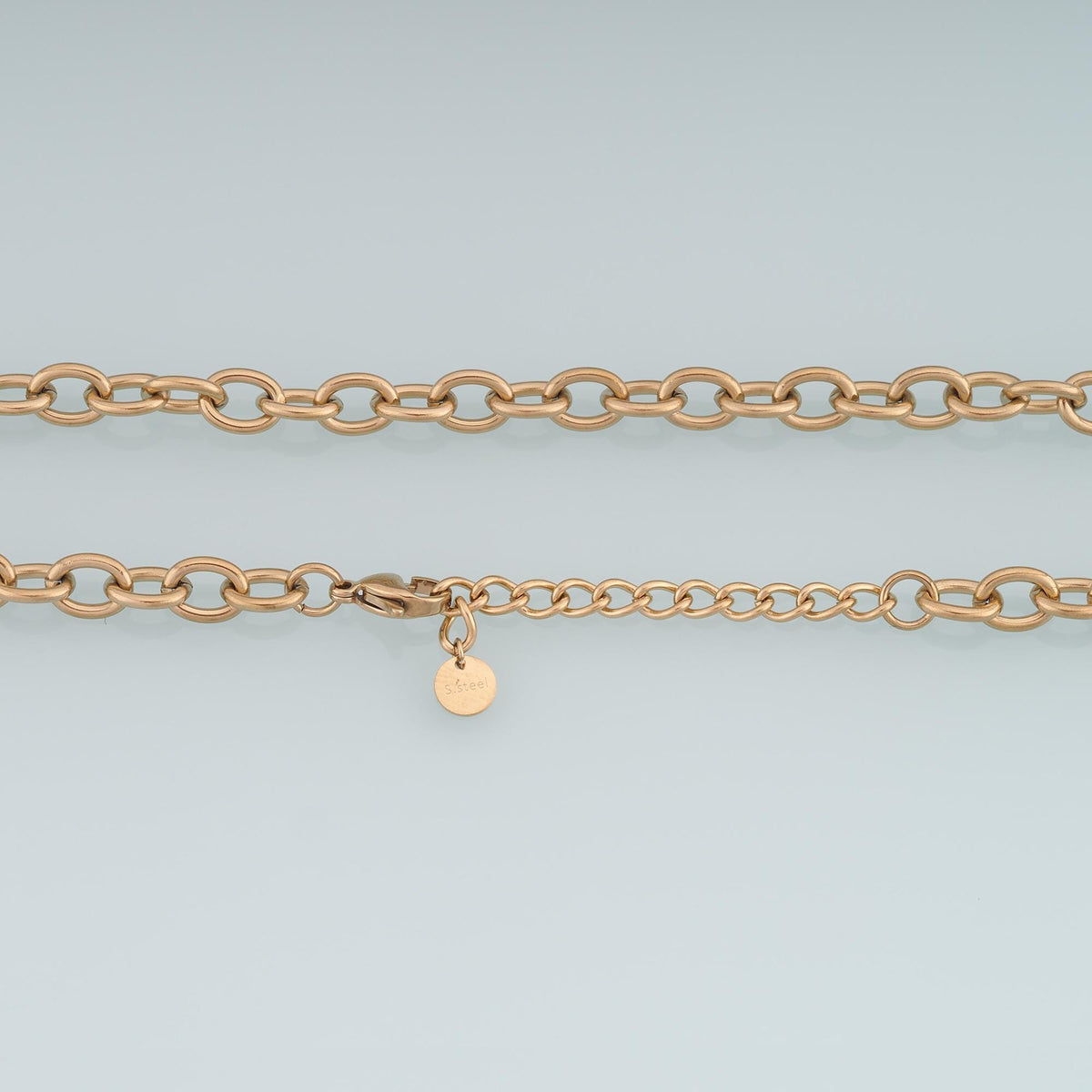 14K Gold Oval Necklace for Jewelry Making