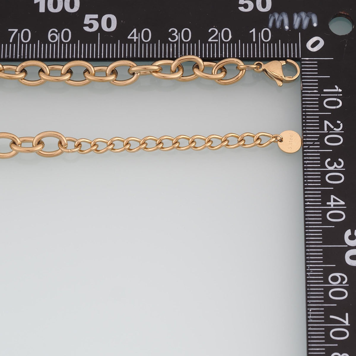 14K Gold Oval Necklace for Jewelry Making