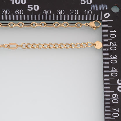 Oval Necklace, 14K Gold Filled Waterproof Non Tarnish Necklace,DIY Everyday Layering Necklace