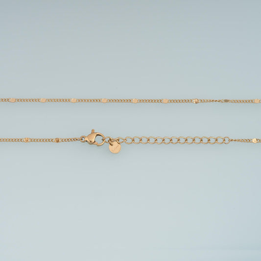 Round Necklace, 14K Gold Filled Waterproof Non Tarnish Necklace,DIY Everyday Layering Necklace