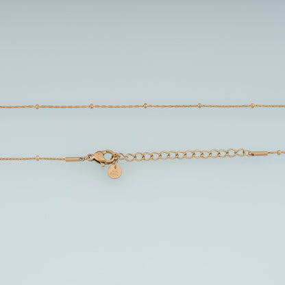 Round Bead Necklace, 14K Gold Filled Waterproof Non Tarnish Necklace,DIY Everyday Layering Necklace