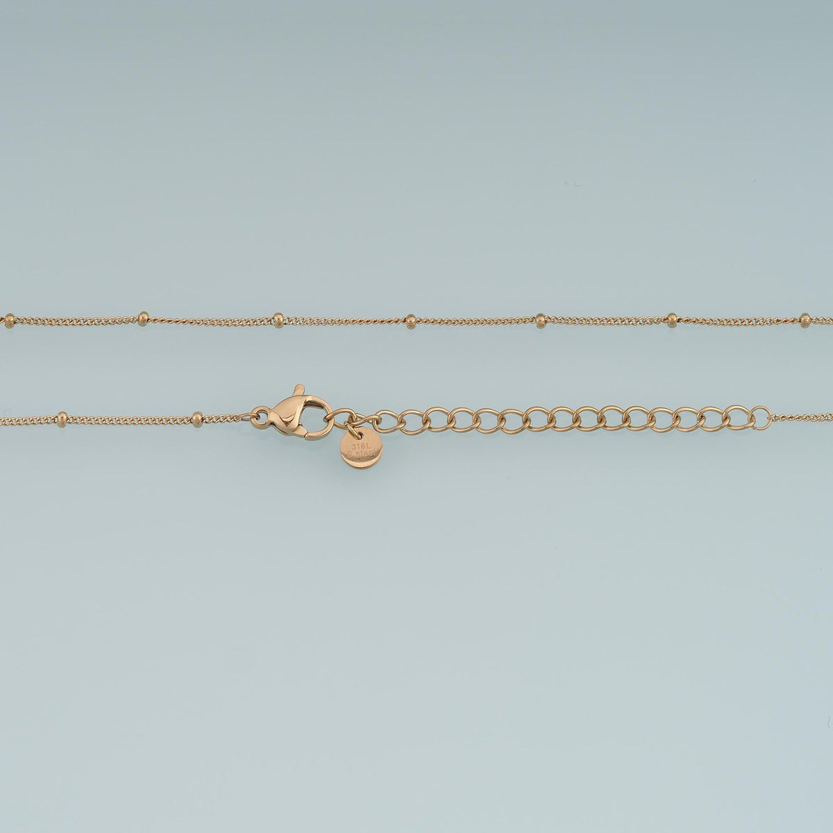 Round Bead Necklace, 14K Gold Filled Waterproof Non Tarnish Necklace,DIY Everyday Layering Necklace