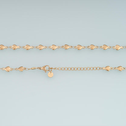 Heart Necklace, 14K Gold Filled Waterproof Non Tarnish Necklace,DIY Everyday Layering Necklace