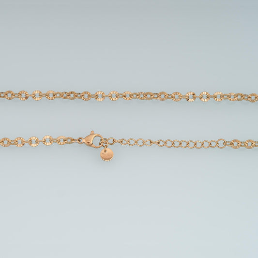 14K Gold Round Necklace for Jewelry Making