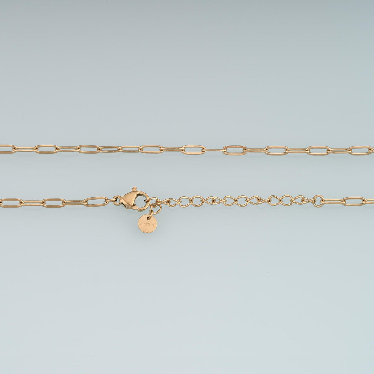 Oval Necklace, 14K Gold Filled Waterproof Non Tarnish Necklace,DIY Everyday Layering Necklace