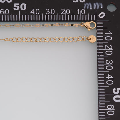 Oval Necklace, 14K Gold Filled Waterproof Non Tarnish Necklace,DIY Everyday Layering Necklace