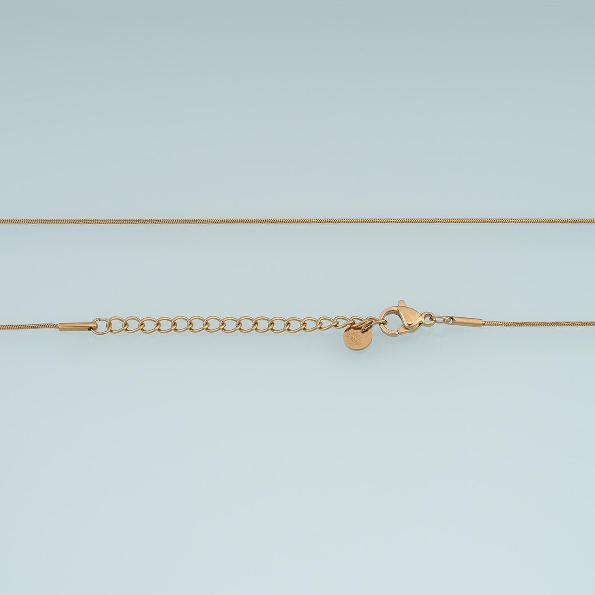Square Snake Necklace, 14K Gold Filled Waterproof Non Tarnish Necklace,DIY Everyday Layering Necklace