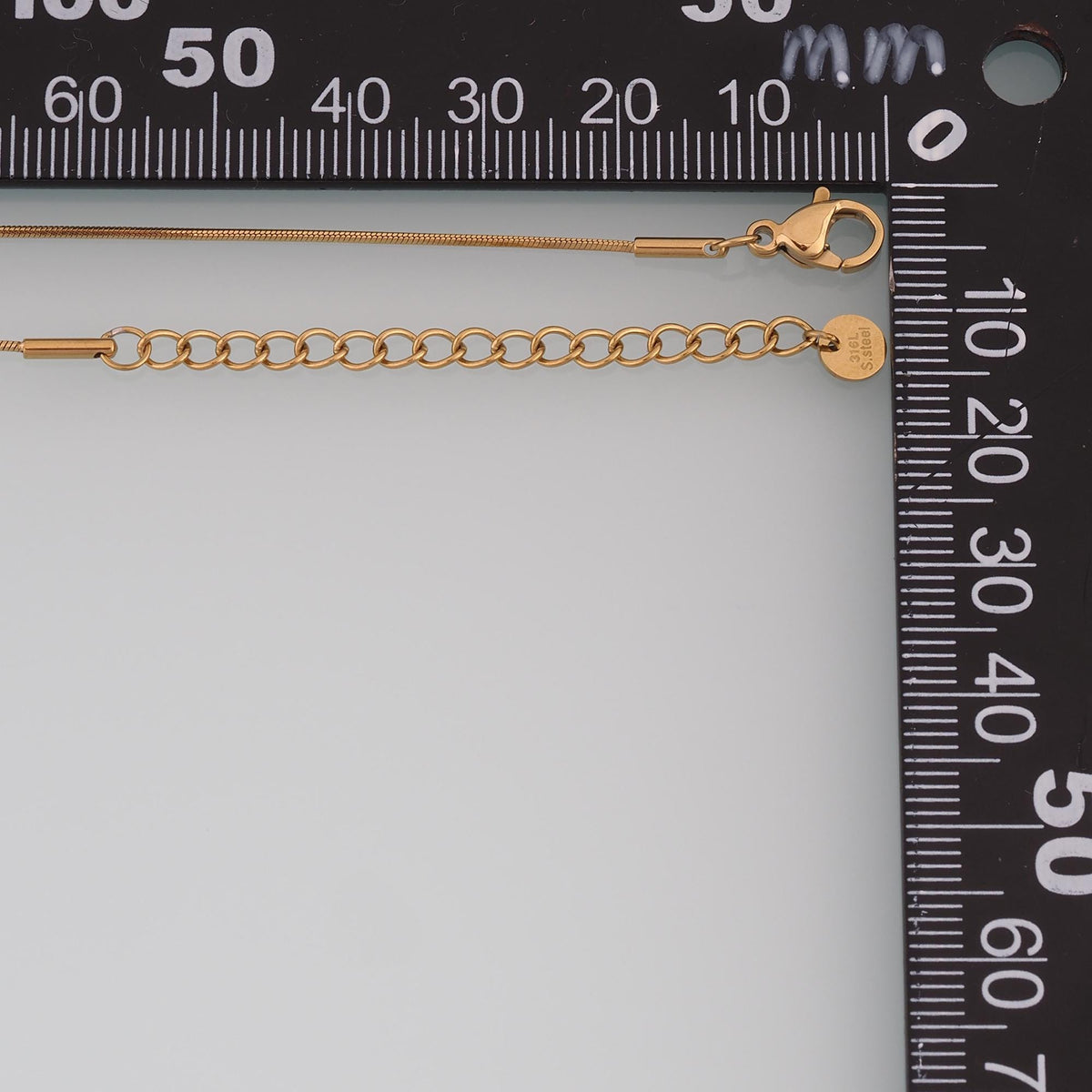 Square Snake Necklace, 14K Gold Filled Waterproof Non Tarnish Necklace,DIY Everyday Layering Necklace