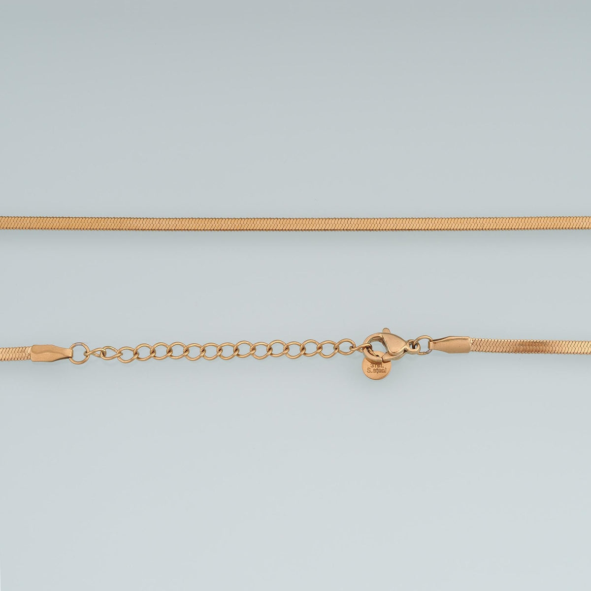Flat Snake Necklace, 14K Gold Filled Waterproof Non Tarnish Necklace,DIY Everyday Layering Necklace
