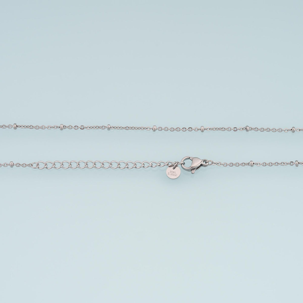 Round Bead Necklace, 14K Gold Filled Waterproof Non Tarnish Necklace,DIY Everyday Layering Necklace