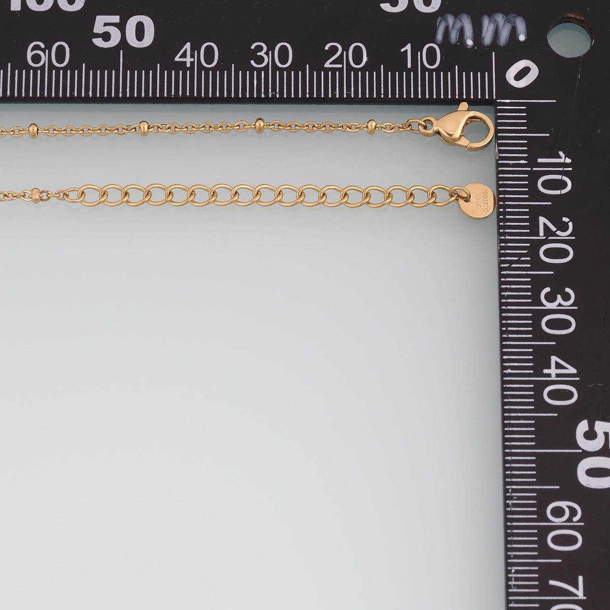 Round Bead Necklace, 14K Gold Filled Waterproof Non Tarnish Necklace,DIY Everyday Layering Necklace