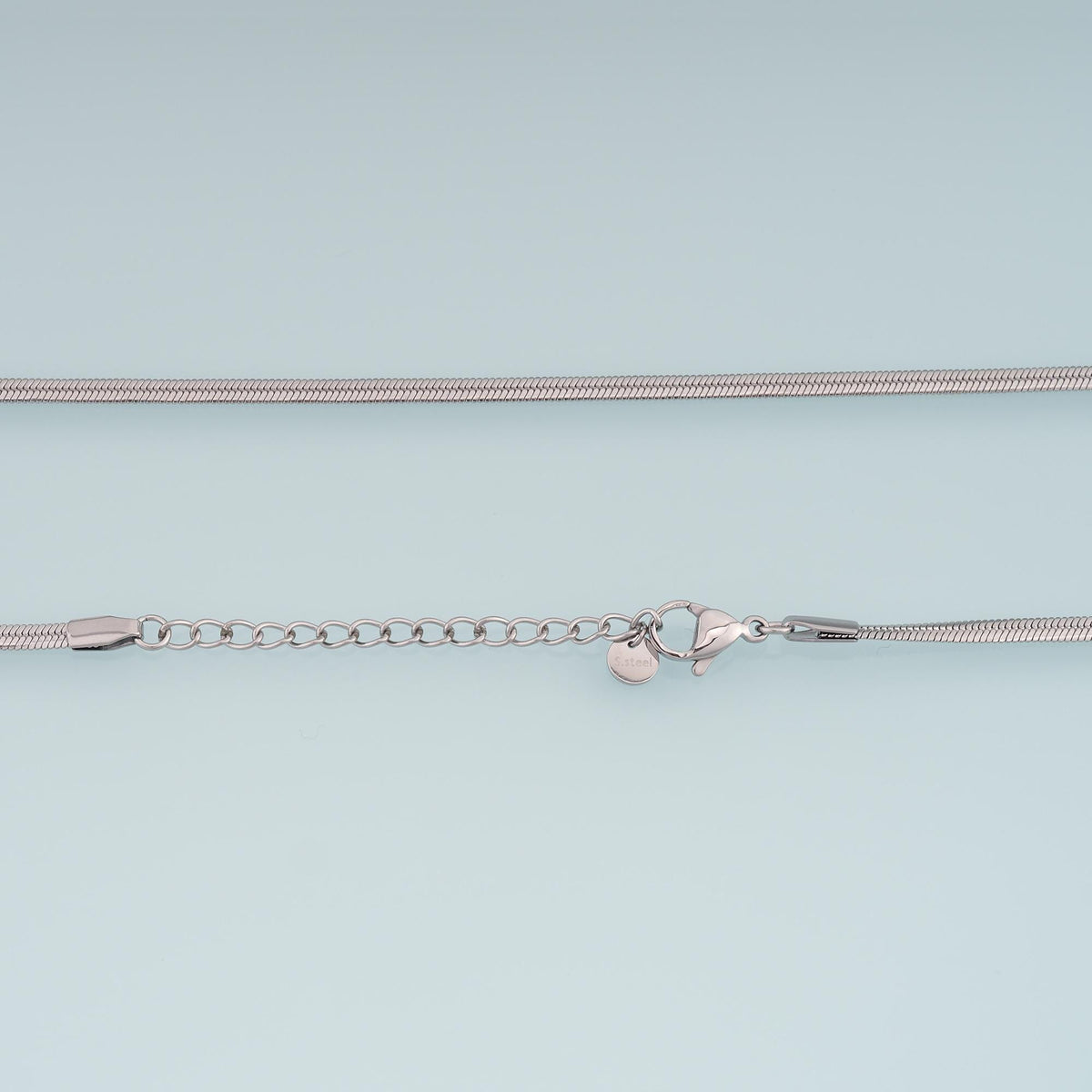 Flat Snake Necklace, 14K Gold Filled Waterproof Non Tarnish Necklace,DIY Everyday Layering Necklace