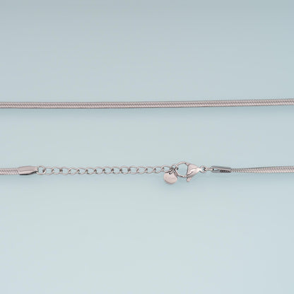Flat Snake Necklace, 14K Gold Filled Waterproof Non Tarnish Necklace,DIY Everyday Layering Necklace