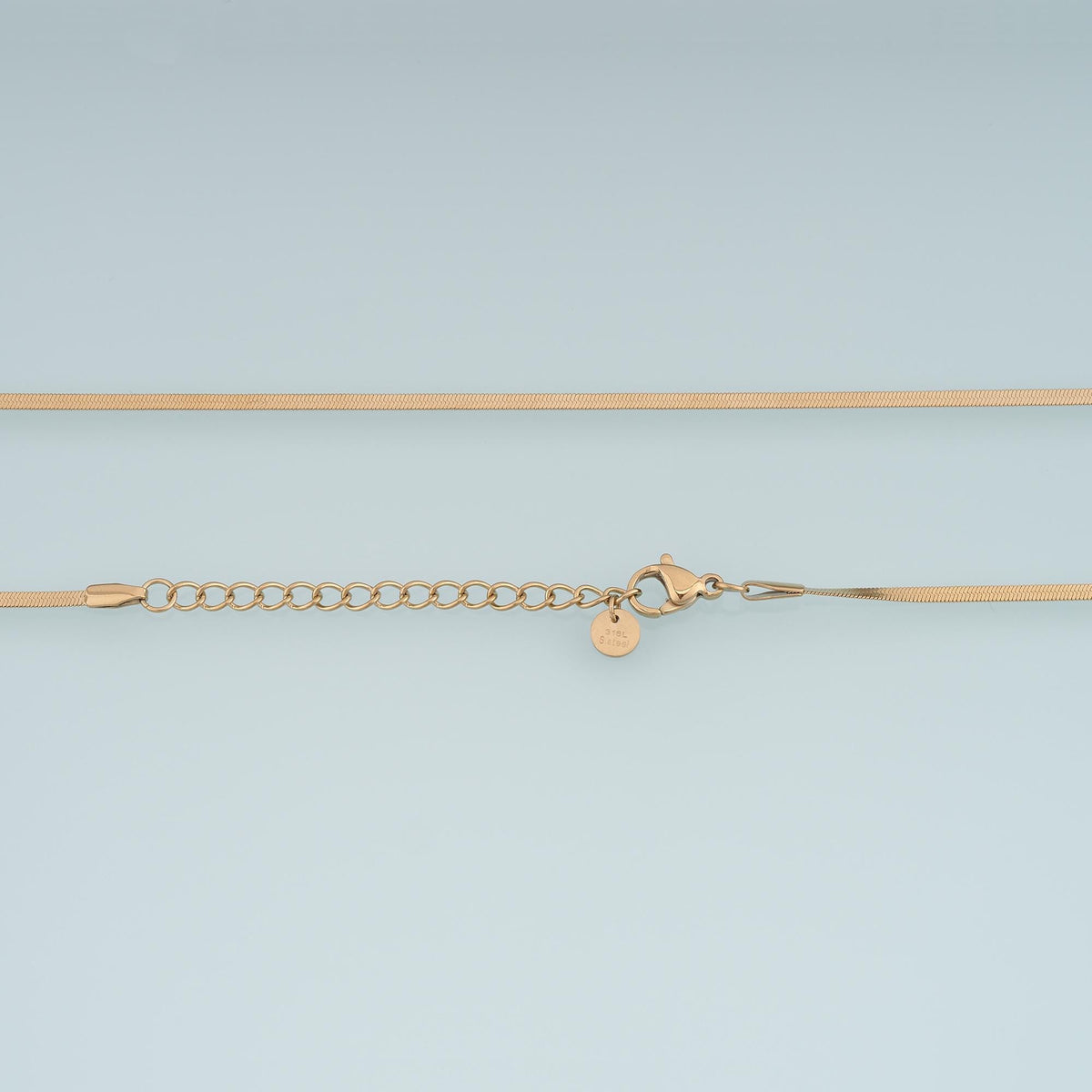 Flat Dense Necklace, 14K Gold Filled Waterproof Non Tarnish Necklace,DIY Everyday Layering Necklace
