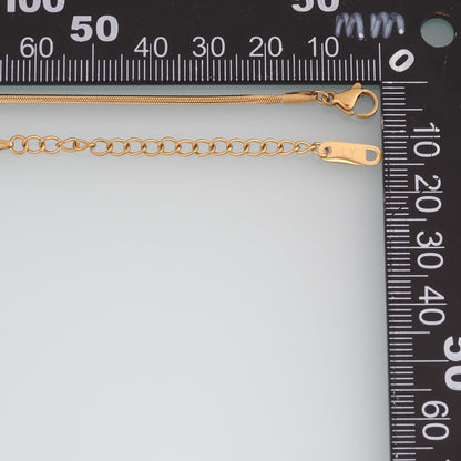 Fine Flat Necklace ,14K Gold Filled Waterproof Non Tarnish Necklace,DIY Everyday Layering Necklace