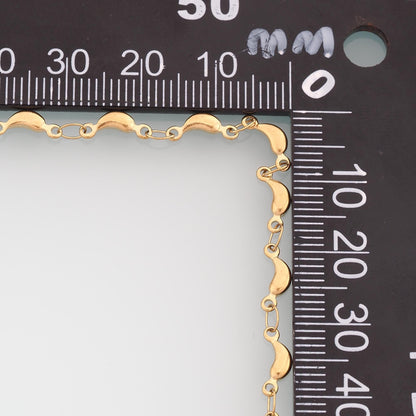 Stainless Steel Oval Chain,14K Gold Stainless Steel Chain,Waterproof Chain for DIY Necklace Bracelet Making