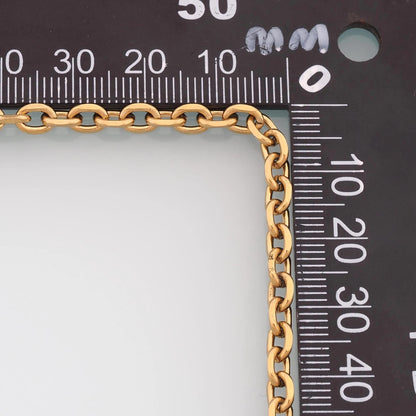 Stainless Steel Paper Clip Chain,14K Gold Stainless Steel Chain,Waterproof Chain for DIY Necklace Bracelet Making
