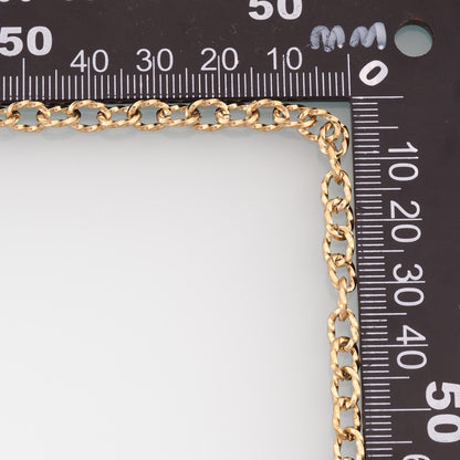 Stainless Steel Round Chain,14K Gold Stainless Steel Chain,Waterproof Chain for DIY Necklace Bracelet Making