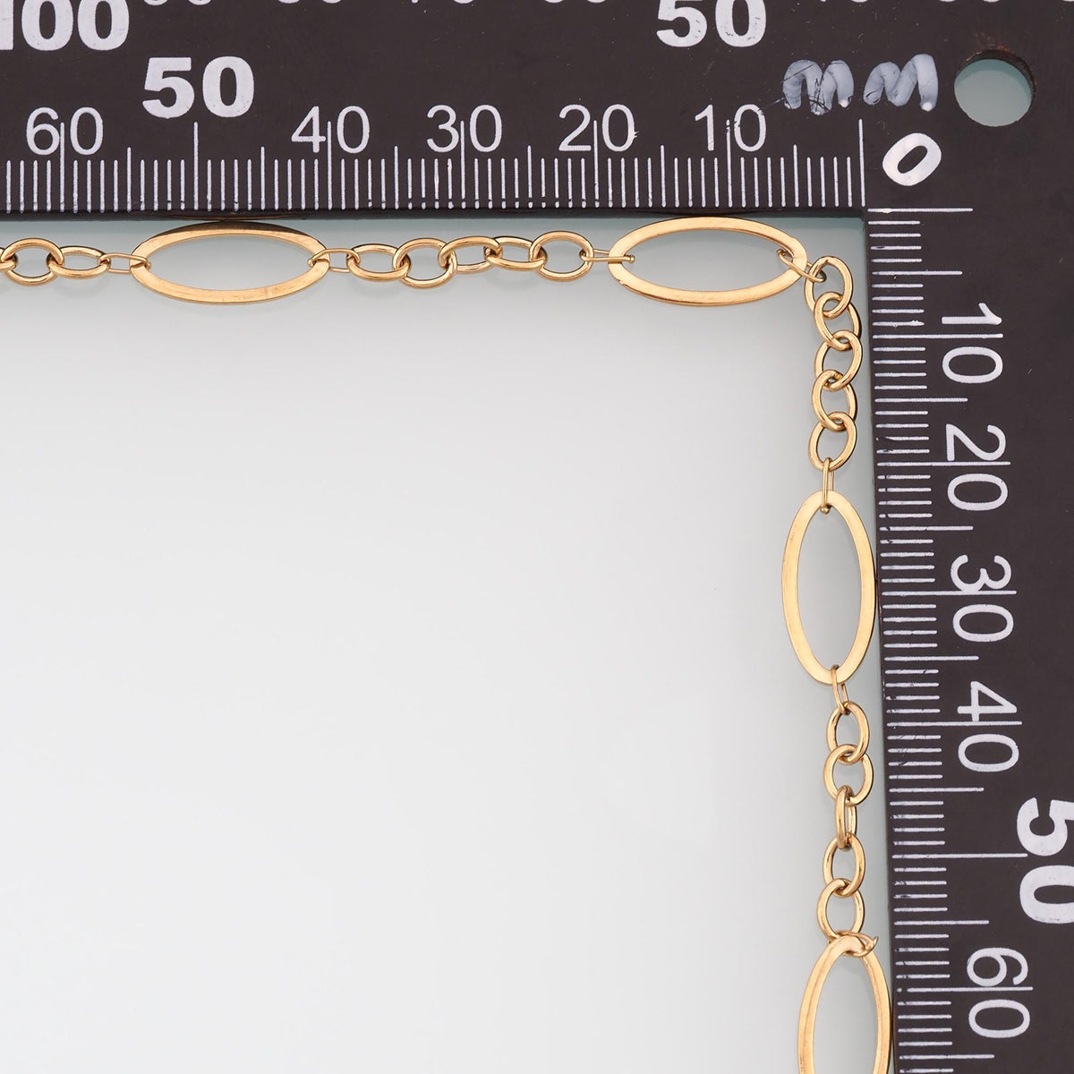 Stainless Steel Oval Chain,14K Gold Stainless Steel Chain,Waterproof Chain for DIY Necklace Bracelet Making