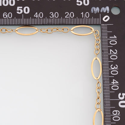 Stainless Steel Oval Chain,14K Gold Stainless Steel Chain,Waterproof Chain for DIY Necklace Bracelet Making